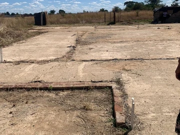  Norton Mwashuma Park ,1300Sqm Stand with Slab.