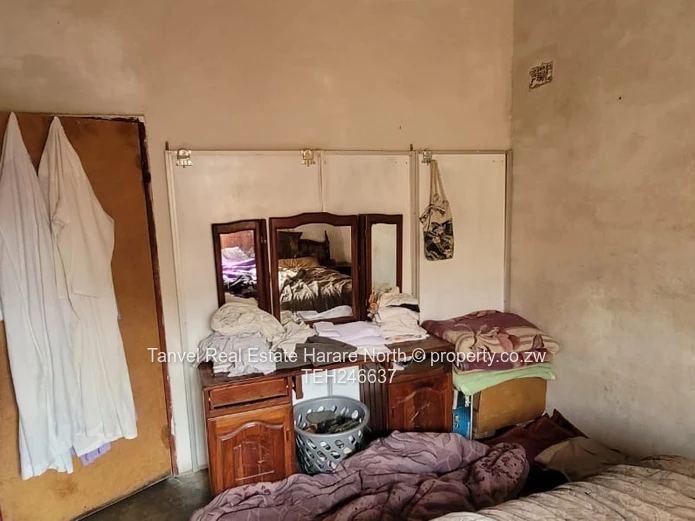 Budiriro Cabs House For Sale. 3 beds with bics (not complete). Toilet with shower. Skimmed inside
