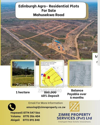 Edinburgh Country Estate - Along Mahusekwa Main road (Sole Mandate)