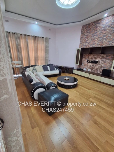 5 Bed Fully Furnished Double Storey House to Rent in Borrowdale Brooke