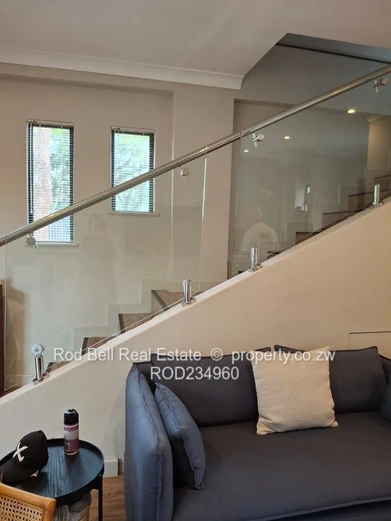 Chisipite 2-Bed Townhouse — Pool, Garden & Balcony