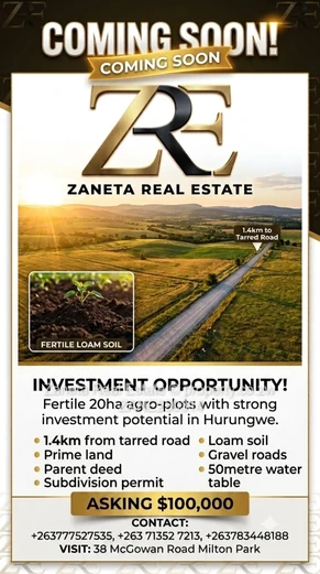 20ha Agro-plot , Hurungwe 