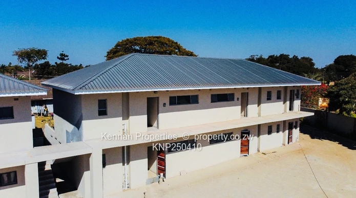 Apartment units in a two storey block of flats for sale in Ashdown Park.