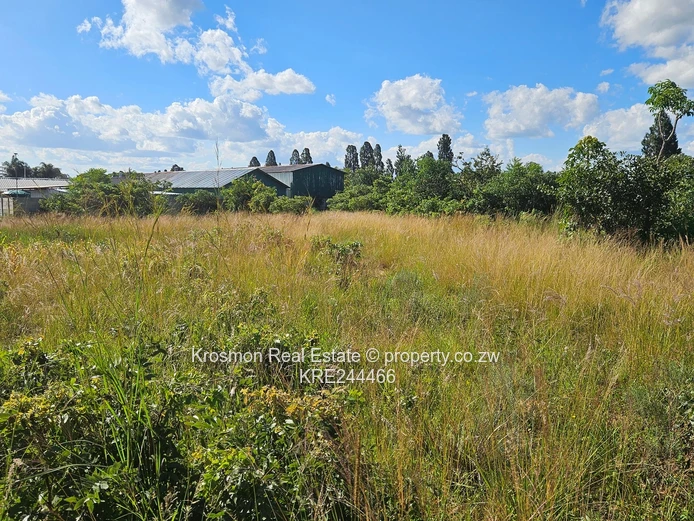 Vacant 670 m² Commercial Plot in Marondera behind chicken inns main branch
