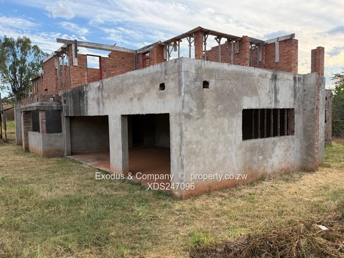 An incomplete house for sale in Gletwin Park