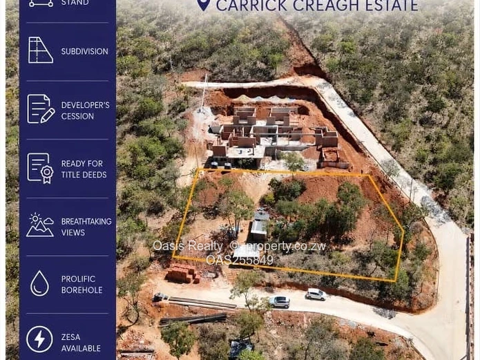 Prime residential land for sale : Carrick Creagh Estate