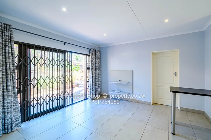 Chisipite 3-Bed Home with Sunroom, Garage & Solar