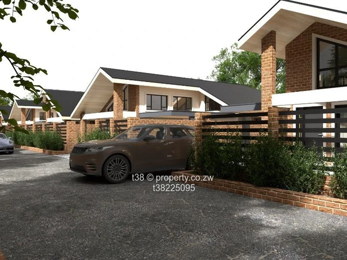 Chisipite 3-Bed Townhouse Complex - Double-Volume & Borehole