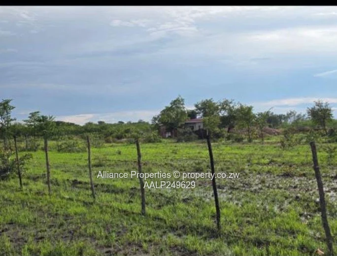 Kadoma: 1.96Ha Commercial Plot with 150m² Shell & Water Towers