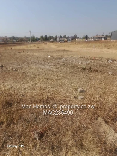 Prime 4,000m² Main Road Industrial Land — Pomona, Harare North