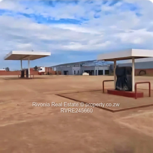 Service station with shops 