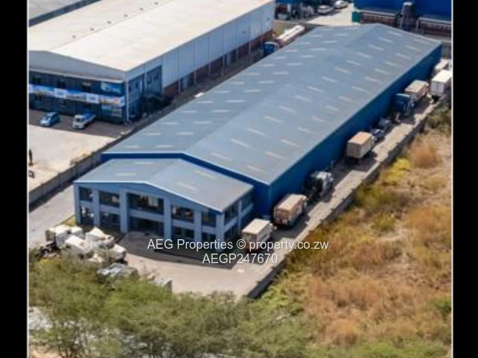 Madokero 2,400m² Warehouse/Factory — Two-storey offices, Borehole