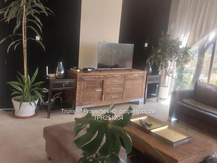 Furnished 4-Bed Glen Lorne Home with Borehole & Garden