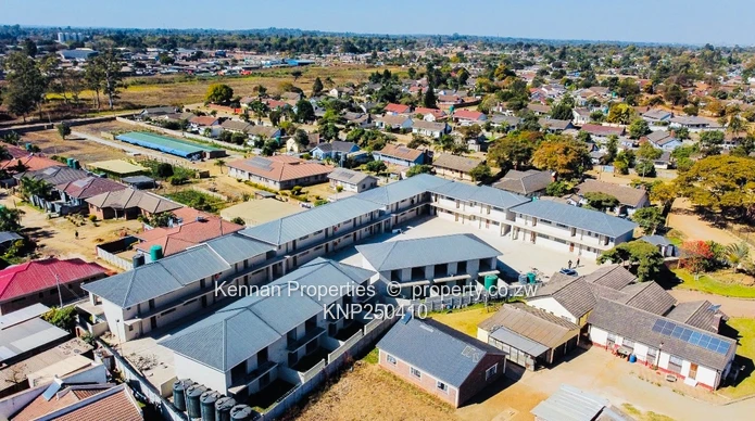 Apartment units in a two storey block of flats for sale in Ashdown Park.