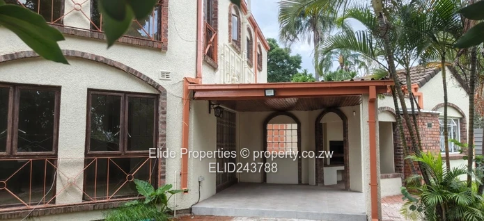 To let 3 Bedroomed Newlands Villa,  Harare.   (Sole Mandate)