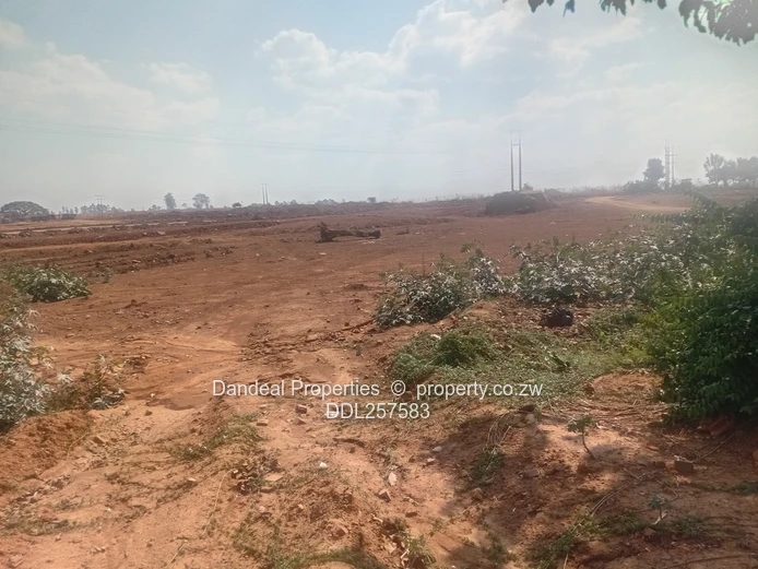 2000 m² Red-Earth Commercial/Industrial Plot — Mt Hampden, Harare West