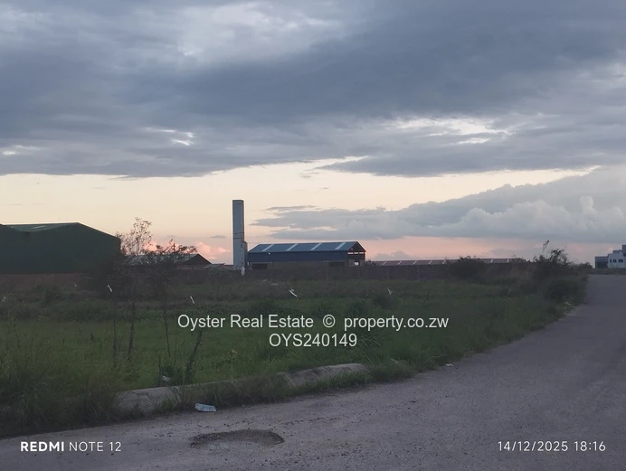 A serviced stand in a developed area