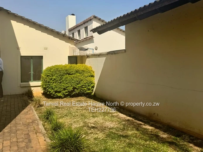 Available for sale in borrowdale brooke on 500sqm is a 2 beds apartment with mes, open lounge, dinin