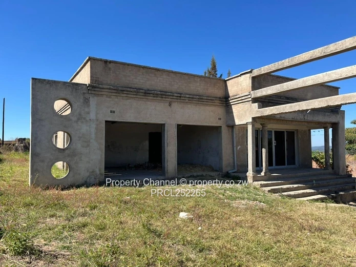 6-Bedroom Unfinished House in Charlotte Brooke, Harare North