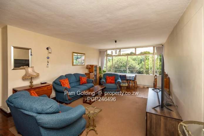 Flat overlooking golf course
