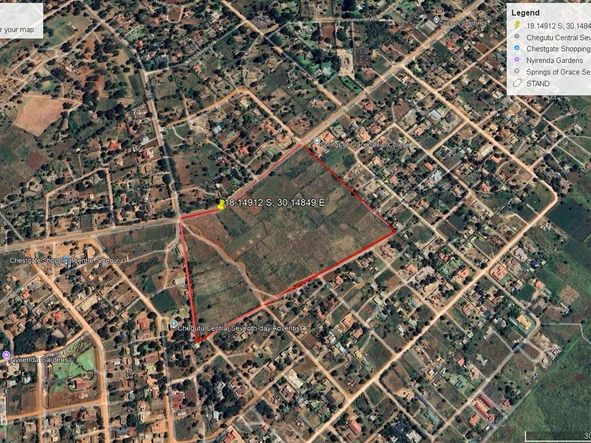 Prime Commercial Land For Sale in Chegutu