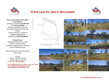 Prime Land for Sale in Borrowdale