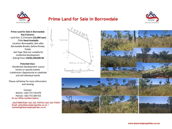 Prime Land for Sale in Borrowdale