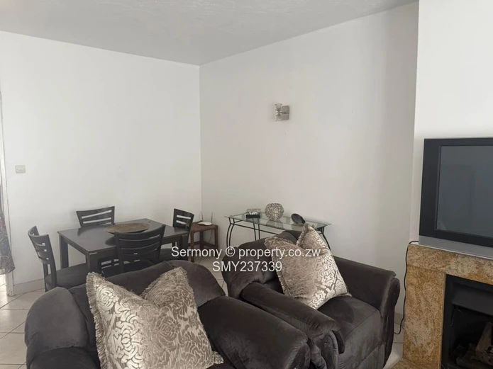 Partially furnished flat for rent