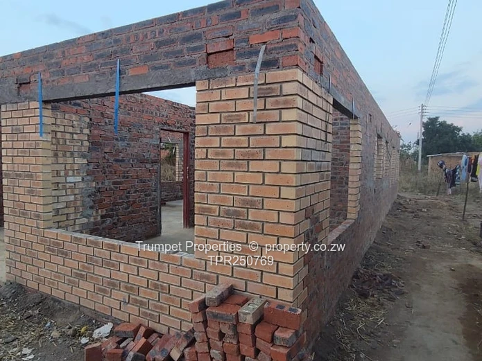 Unfinished 4-Bed Brick Shell on 300m² Stand — Southlea Park