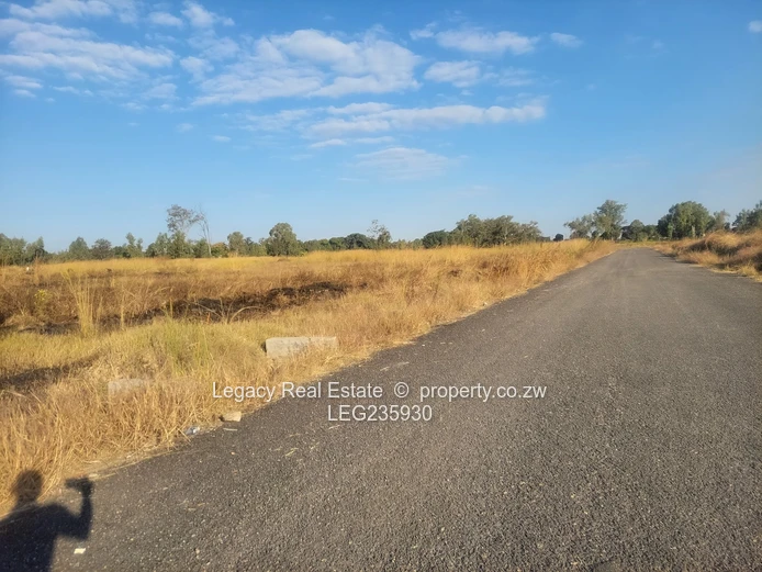 Waterfalls prospect serviced stands with Tarred Roads,Sewer Line and ZESA.
