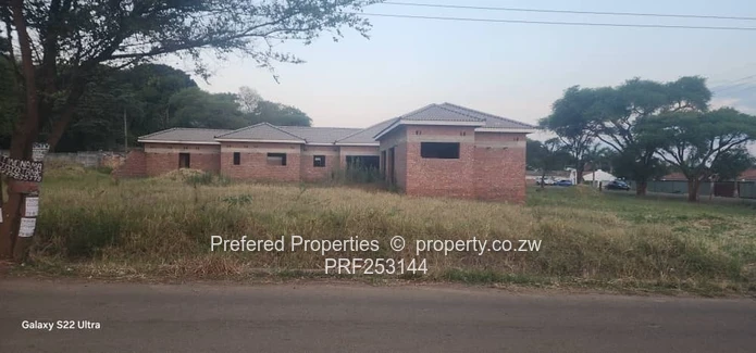 Unfinished 4-Bed Brick Home with Tiled Roof on 2,000m²