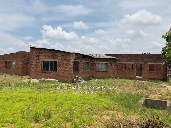 Riverside Ruwa incomplete house for sale 
