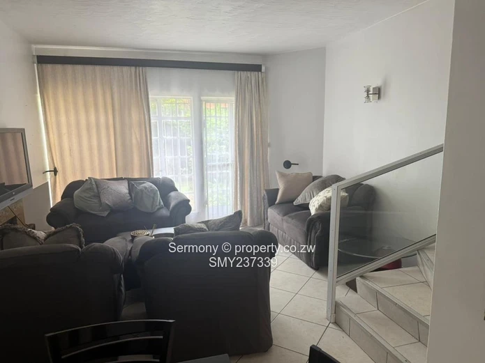 Partially furnished flat for rent