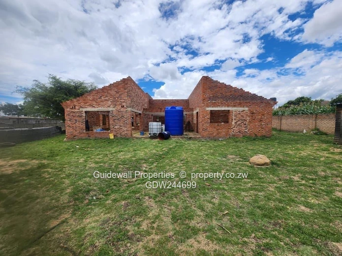 Incomplete house at roof level for sale in New Marlborough with deeds