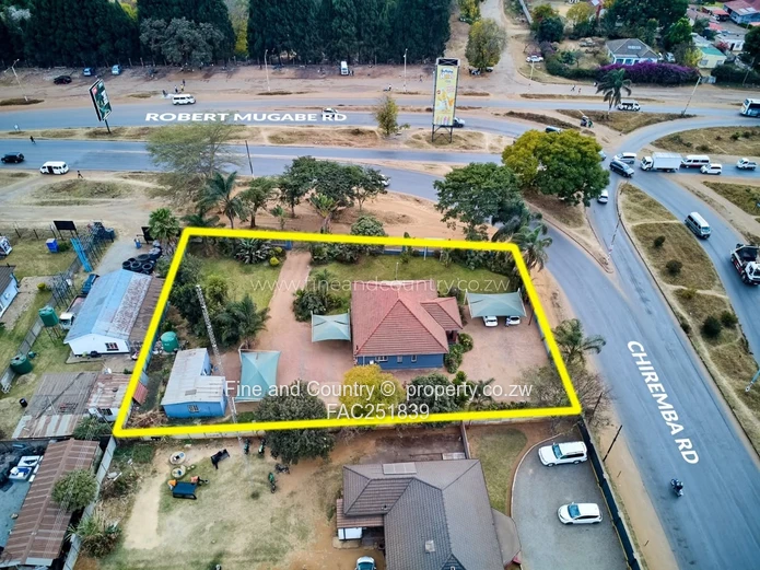 Prime Corner Commercial 1617m² on Chiremba & Robert Mugabe
