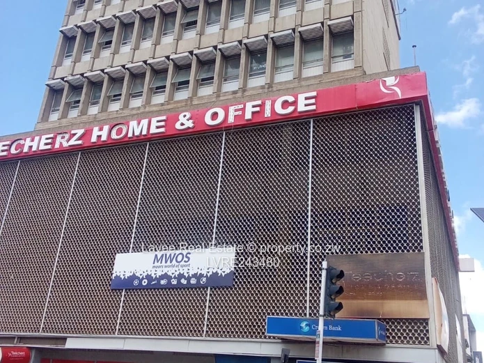 High Street Gweru CBD Retail - 500m², A/C, Carport, 24hr Security (Sole Mandate)