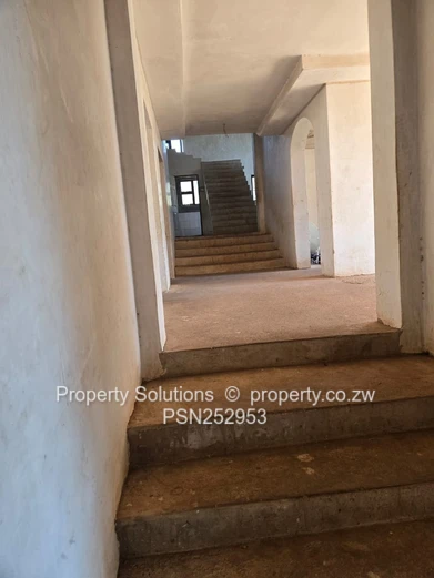 Partly Finished 5-Bed Shawasha Home with Borehole (Sole Mandate)