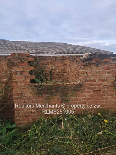 Chinhoyi Rusununguko Incomplete House For Sale
