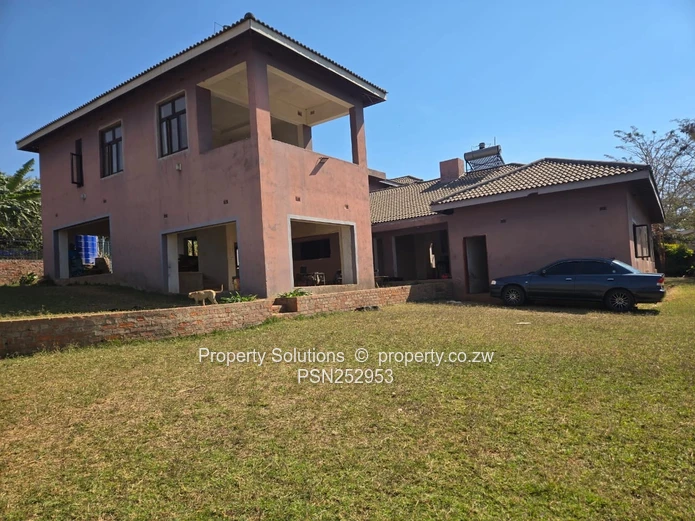 Partly Finished 5-Bed Shawasha Home with Borehole (Sole Mandate)