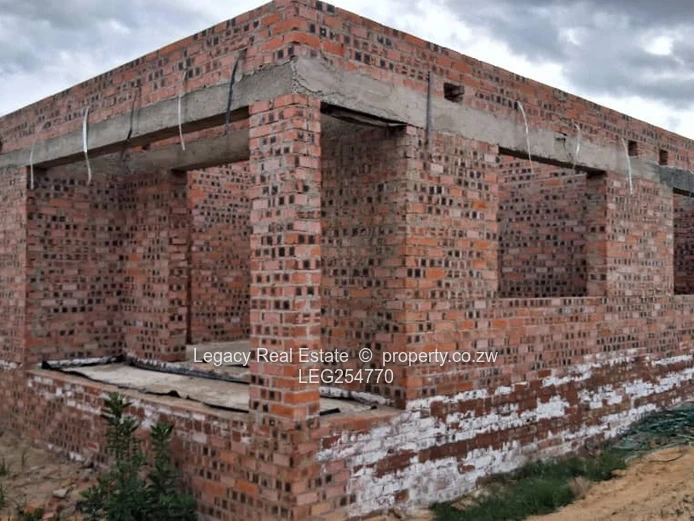 4-Bed Shell Home — Space for En-suite, 24hr Security in Ruwa (Sole Mandate)