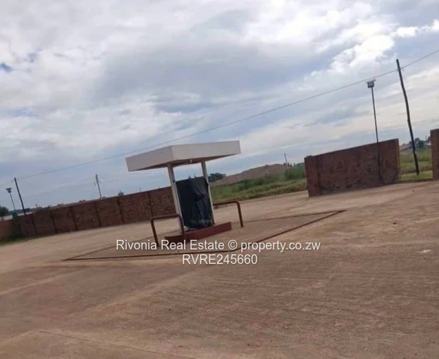 Service station with shops 