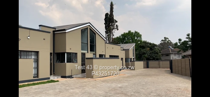 Contemporary 4-Bed Home with Gable Glass Front - Chitungwiza