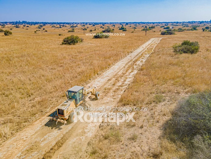 Aerial 300m² Nyabira Stand — Tarred & Gravel Roads