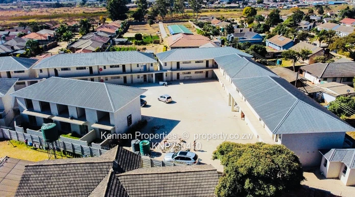 Apartment units in a two storey block of flats for sale in Ashdown Park.