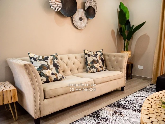 Furnished 3-Bed Modern Home with Balcony & Borehole in Highlands
