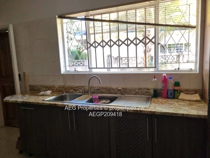 Partly Furnished 3-Bed Garden Flat with Pool in Borrowdale, Harare North