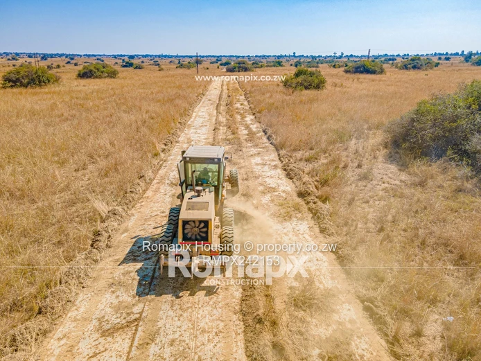Aerial 300m² Nyabira Stand — Tarred & Gravel Roads