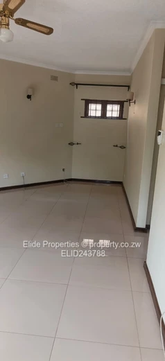 To let 3 Bedroomed Newlands Villa,  Harare.   (Sole Mandate)