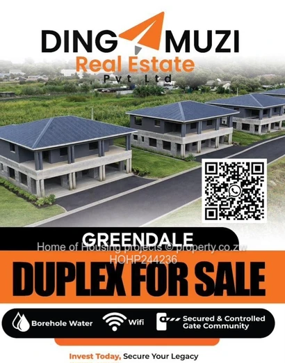 Modern 2-Bed Duplex in Greendale with Borehole