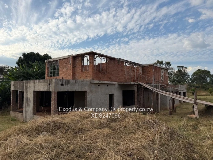 An incomplete house for sale in Gletwin Park